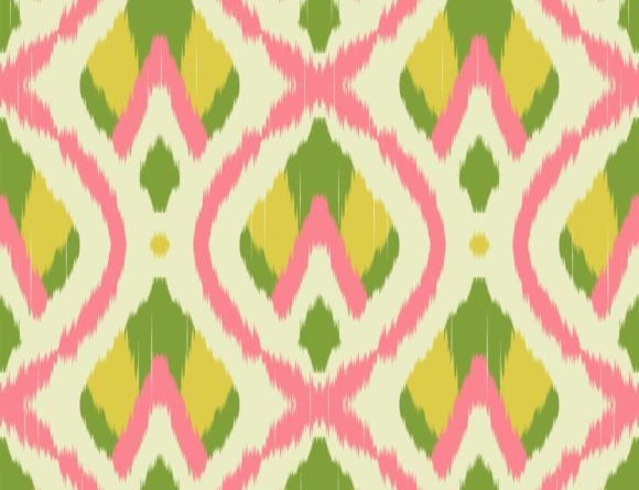 Download Ikat Abstract Floral Colorful Pattern - Colorful pattern Collection