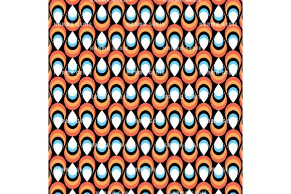 Download Retro 1970s Mid Century Colorful Pattern - Colorful pattern Collection