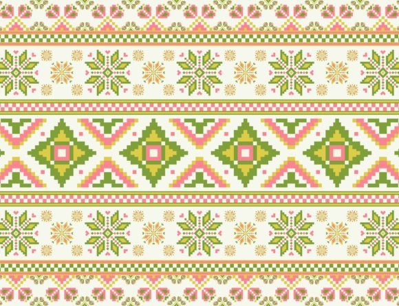 Download Ethnic Floral Embroidery Pattern - Embroidery pattern Collection