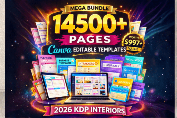 Download 14500+ Canva Editable KDP Interiors 2026 - Interior Collection