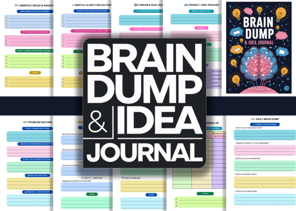 Download Brain Dump &amp; Idea Journal -KDP Interiors - Interior Collection