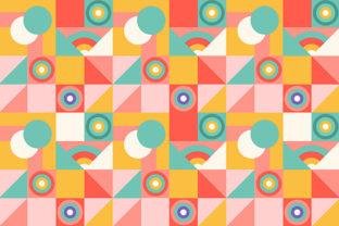 Download Abstract Geometric Colorful Pattern - Colorful pattern Collection