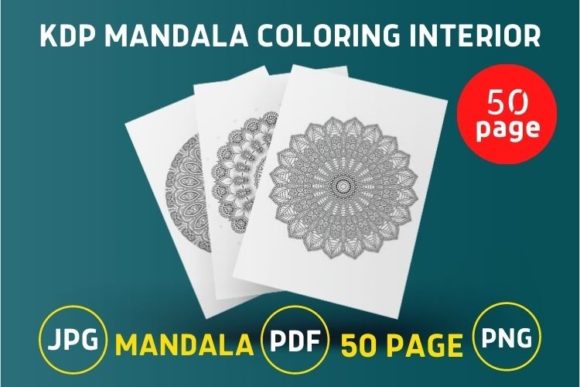 Download Mandala Coloring Book Interior KDP - Interior Collection