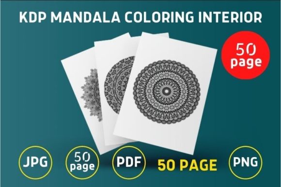Download KDP Mandala Coloring Interior Pages - Interior Collection