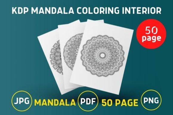 Download Mandala KDP Coloring Interior - Interior Collection
